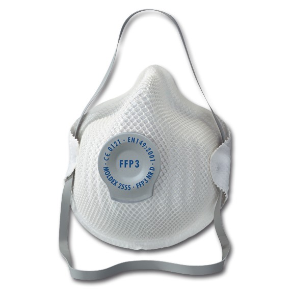 MOLDEX 2555 FFP3 NR D - Atemschutzmaske mit Klimaventil