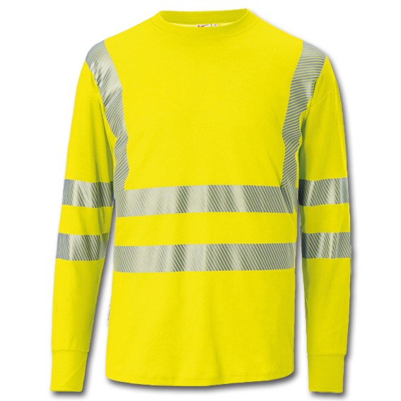 KÜBLER REFLECTIQ PSA 2 5045 warngelb -Longsleeve