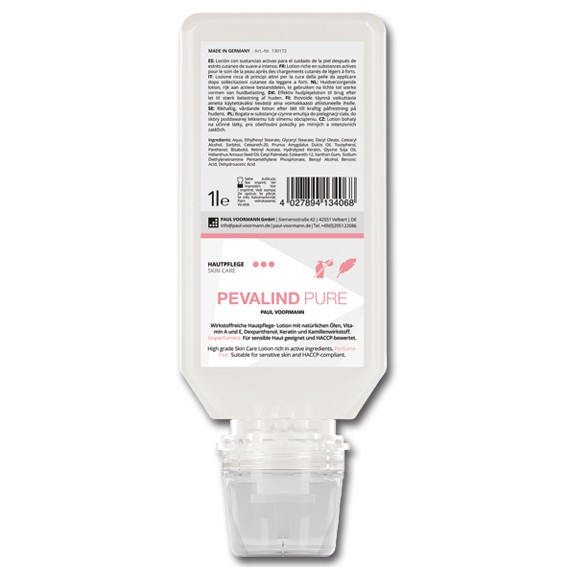 PEVALIND PURE - Hautpflege 1 l, Softflasche