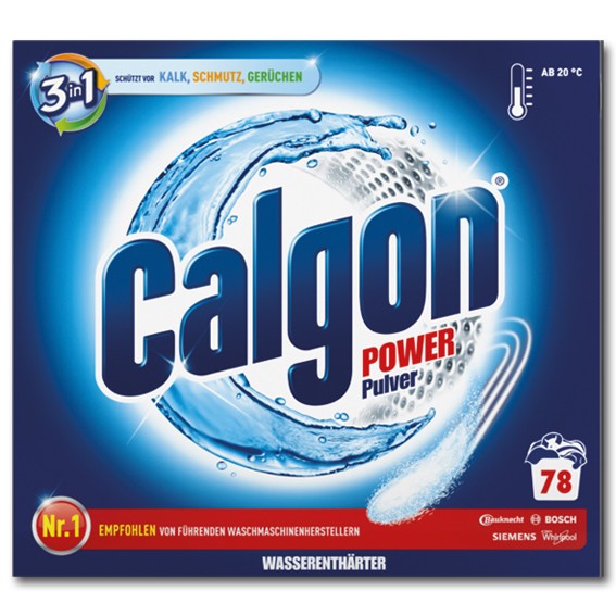 CALGON 3 in 1 Pulver für Waschmaschinen - Wasserenthärter