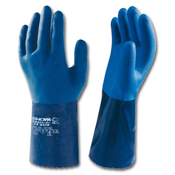 SHOWA 720 R blau - Chemieschutzhandschuhe