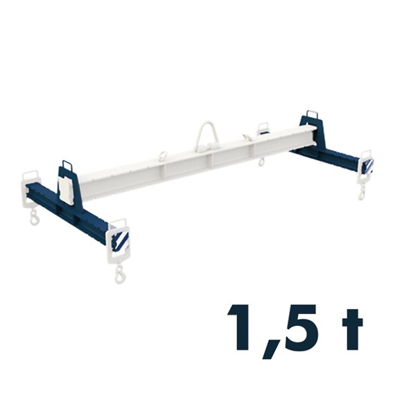 Axzion Traversen-Querträger - verstellbar - 1.500 kg Tragfähigkeit - Baukastenmodul