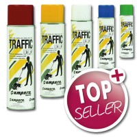 TRAFFIC - Markierfarbe Sprühfarbe für das einfache und schnelle Setzen von Markierungen auf dem Boden