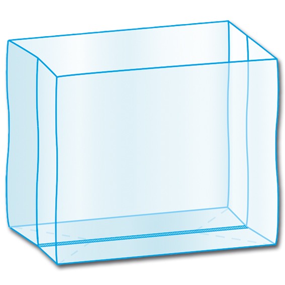 Seitenfaltensäcke transparent lebensmittelecht LDPE