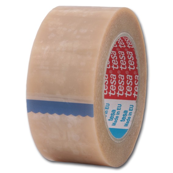 tesapack 4122 PVC transparent - 66 m Naturkautschuk