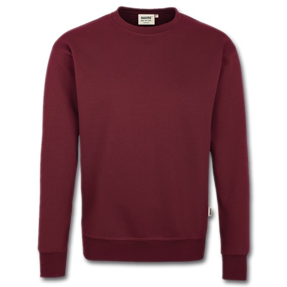HAKRO 471 PREMIUM weinrot - Sweatshirt