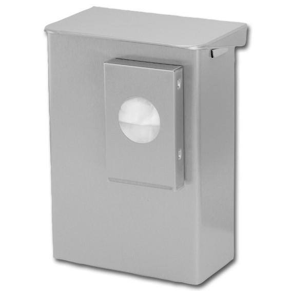 INGO-MAN-Hygienebeutelhalter + Abfallbox für Polybeutel Edelstahl Antifingerprint-Beschichtung