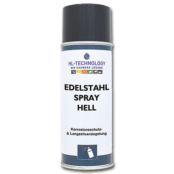 Edelstahl Spray hell 400 ml Aerosol Dose