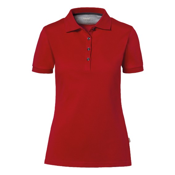HAKRO 214 COTTON TEC rot - Women Polo-Shirt